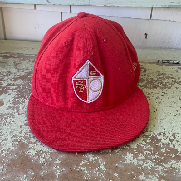 SF 49er red cap, one size fits most - Picture 2 of 11